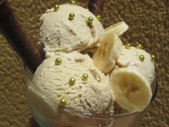 Helado de plátano