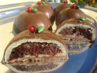 Bombones rellenos belgas (ó turrón) Thermomix