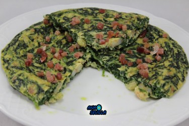 Tortilla de espinacas