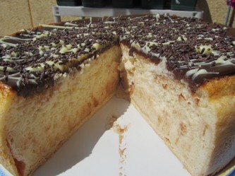 Tarta de arroz y chocolate Thermomix