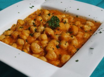 Garbanzos a la cerveza