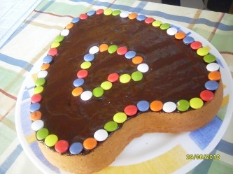 Bizcocho de arroz con chocolate especiado