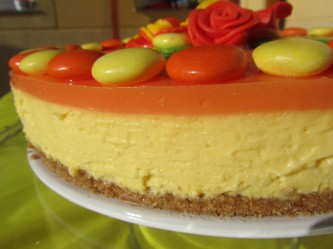 Tarta de caramelos naranja-limón Thermomix