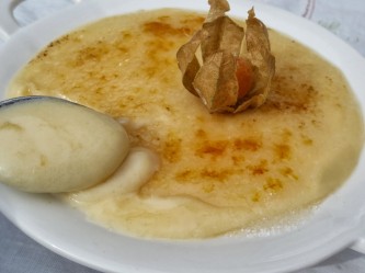 Crema de santo al caramelo