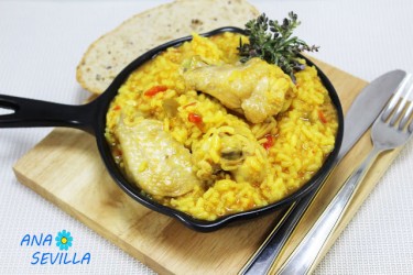 Arroz con pollo al curry