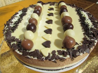 Cheescake de petit-suisses de chocolate Thermomix