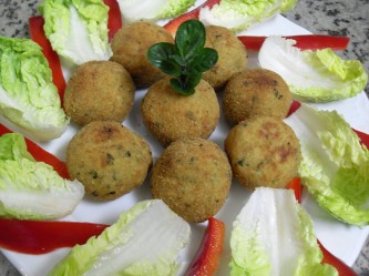 Croquetas de berenjena y queso Thermomix