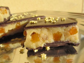 Turrón de praliné de naranja Thermomix