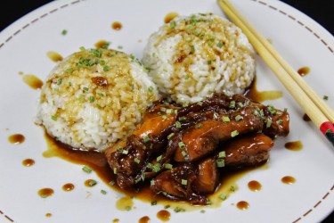 Pollo teriyaki a la española olla GM