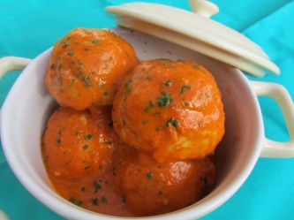 Albóndigas de pavo en salsa tomate Thermomix