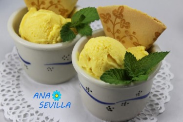 Helado de mango