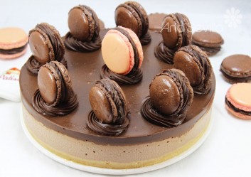 Tarta de queso y chocolate (Sin horno)