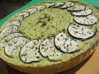 Quiche de calabacín Thermomix