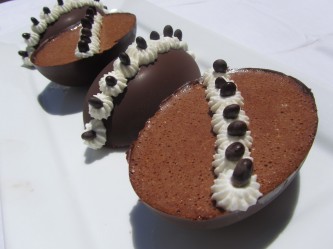 Bombón helado de chocolate y brandy Thermomix