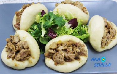 Pan chino al vapor (Pan Bao)