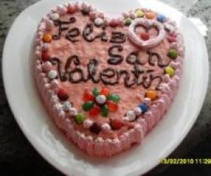 Tarta de San Valentín