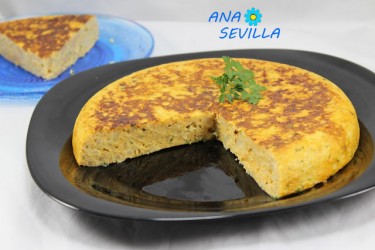 Tortilla de coliflor