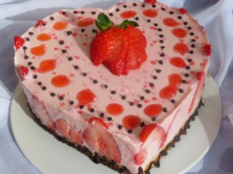 Tarta de fresa y yogur