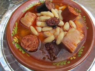 Fabada asturiana y empanadas de fabada