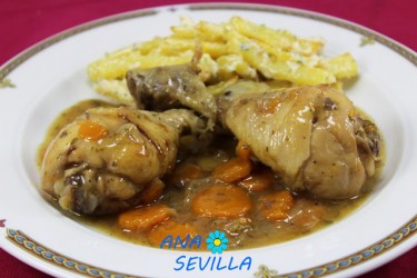 Pollo a la cerveza