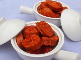 Chorizos escaldados olla GM