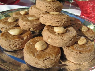 Mantecados de almendra y chocolate fáciles