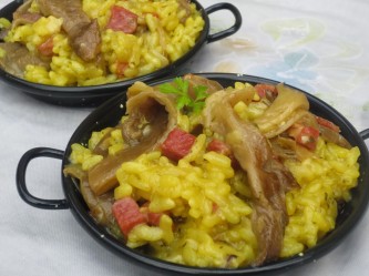 Arroz con setas olla GM