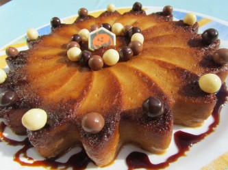 Flan de calabaza y almendras