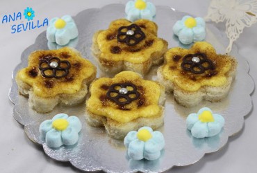 Torrijas borrachas de natillas