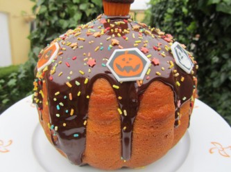 Bizcocho de calabaza y chocolate Thermomix