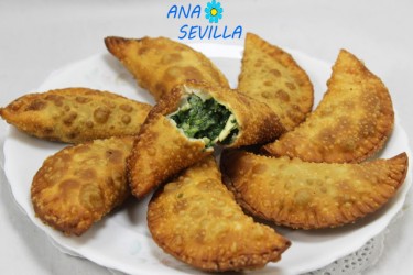 Empanadillas de espinacas y queso