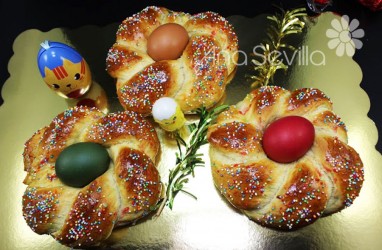 Rosca de Pascua italiana