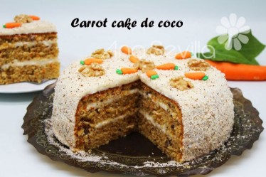 Carrot cake de coco