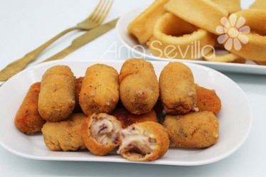 Croquetas de cecina y queso