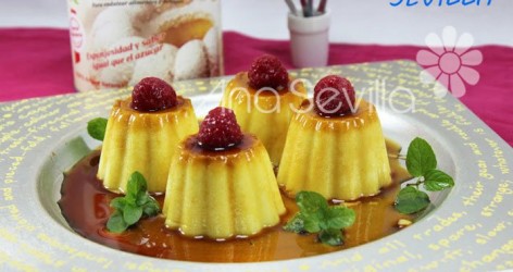 Flan de vainilla sin horno y sin huevo