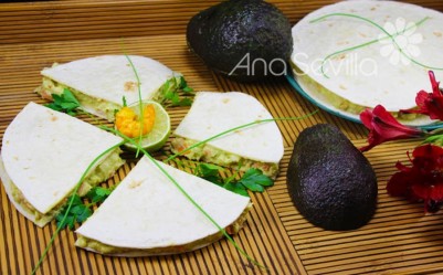 Quesadillas de aguacate