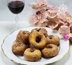 Rosquillas de leche condensada