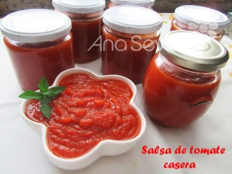 Salsa de tomate casera