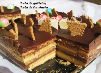 Tarta de galletas (Mi receta)