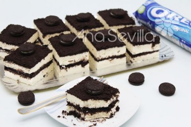 Tarta helada de Oreo en 5 minutos