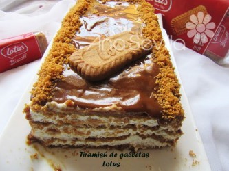 Tiramisú de galletas Lotus