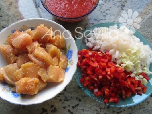 Preparar los ingredientes