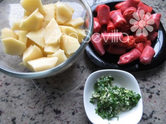 Preparar los ingredientes