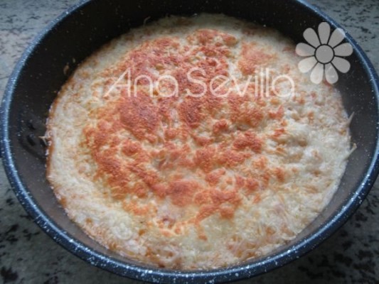 Arroz gratinado