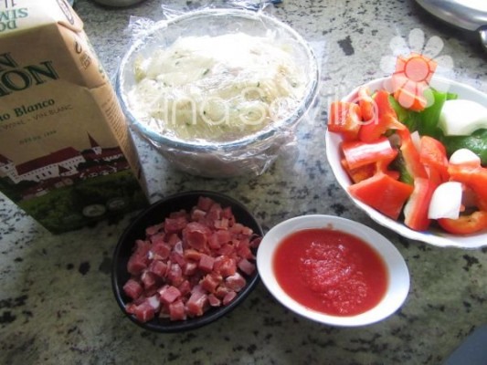 Preparar los ingredientes de la salsa