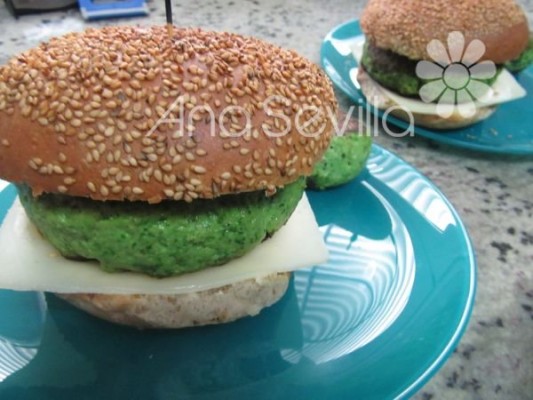 Hamburguesas de pollo y espinacas Mambo, 