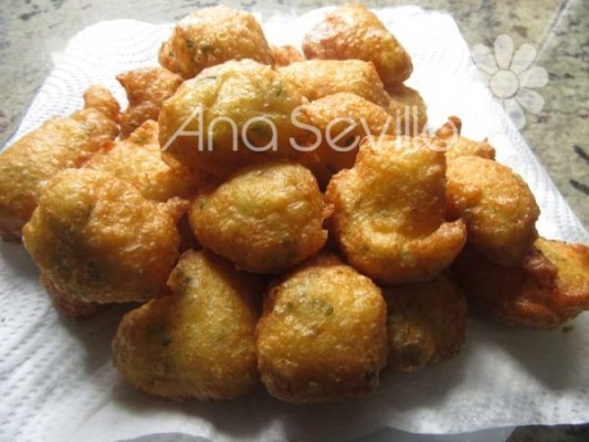 Buñuelos de bacalao en Mambo