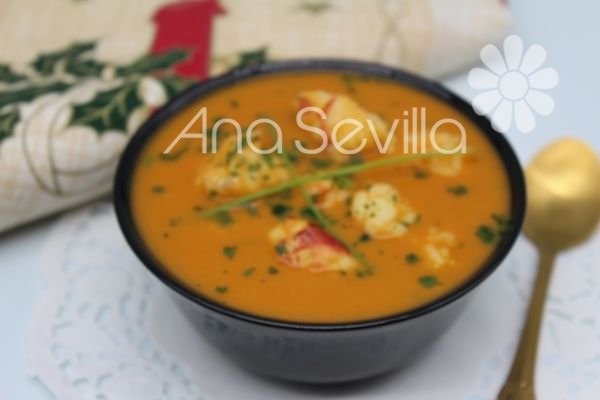 Crema de gambas y pescado olla GM