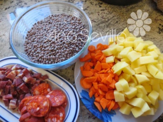 Preparar el resto ingredientes