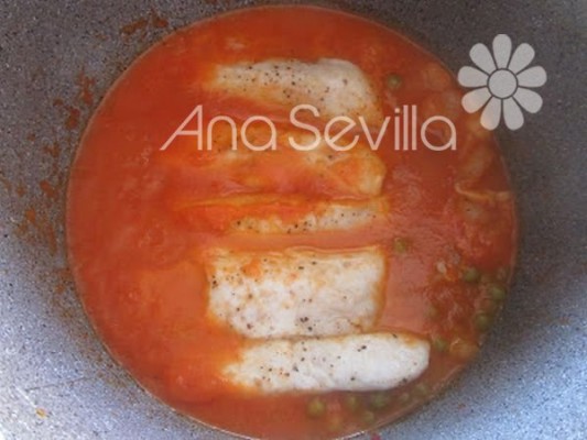  Merluza en salsa navarra olla GM